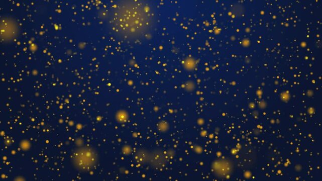 Gold particles background with trapcode particular.