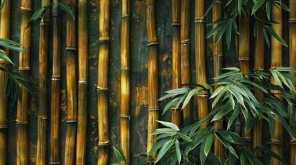 Bamboo texture background coming from natural