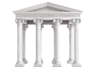 Obraz premium a white structure with columns