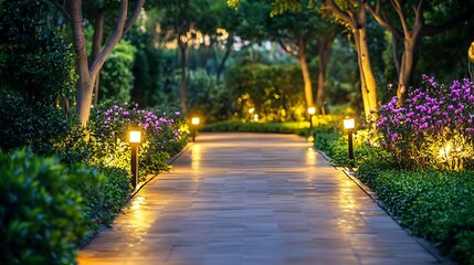 Blue Stage Lighting with Smoke