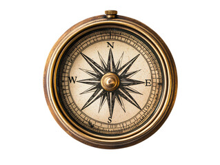 a close up of a compass