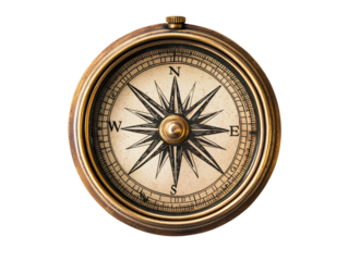 a close up of a compass