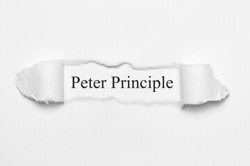Fototapeta premium Peter Principle 