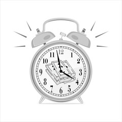 Alarm Clock Time Is Money Vector Image And Illustration