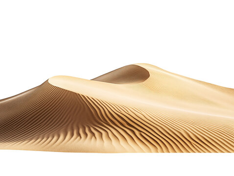 a sand dune with ripples