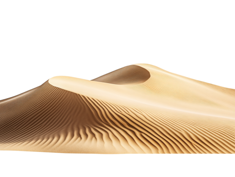 a sand dune with ripples
