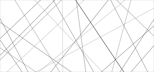 Random geometric line pattern on a transparent background. Random line low poly pattern. abstract seamless line vector. Random chaotic lines abstract geometric patterns of modern design.