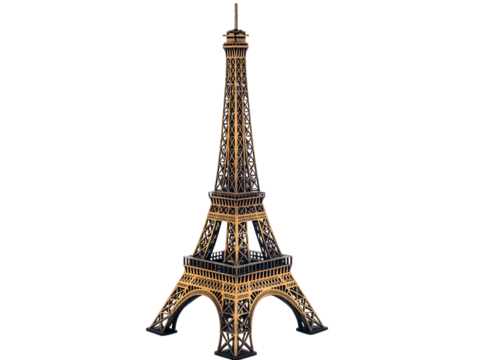 a model of Eiffel Tower