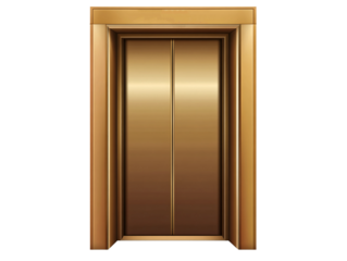 a close up of an elevator