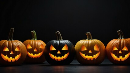 Fototapeta premium halloween jack o lantern pumpkin