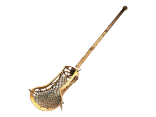 Lacrosse stick. Isolated PNG