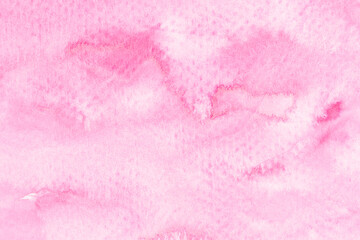 Pink watercolor background texture - soft abstract aquarel pattern