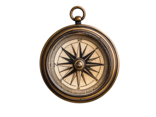 a close up of a compass