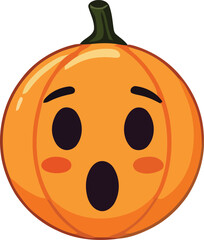 Halloween-themed emoji face 