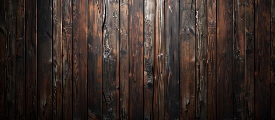 Fototapeta premium Dark wood background design with copy space image