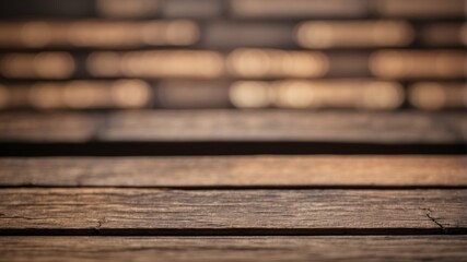 An wooden background with brown and black stripes.
