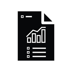 results. research and analysis files. simple design style icon. Suitable for education, business, economics. vector design template