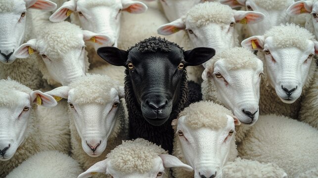 Concealed Individuality – The Black Sheep’s Struggle in a Collective Mindset
