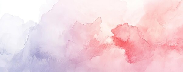 Fototapeta premium A beautiful, abstract watercolor texture featuring soft hues of pink and purple, perfect for backgrounds and creative projects.