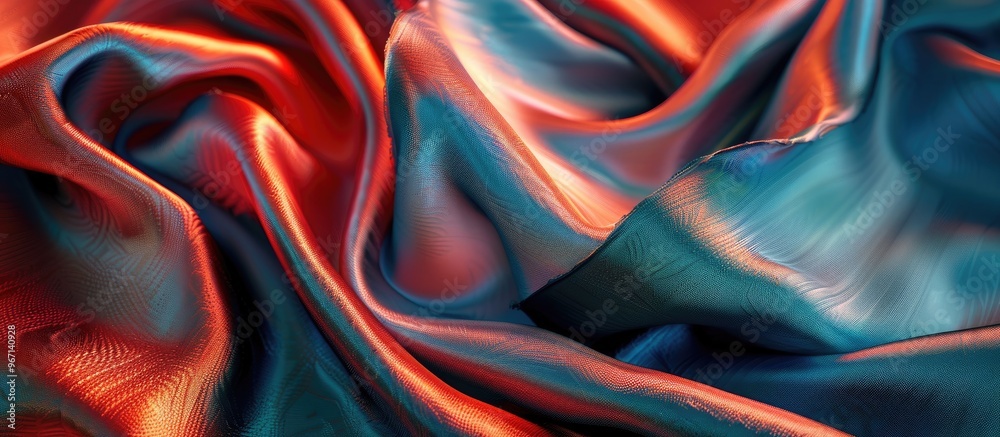 Leinwandbilder abstract textile fabric up close creating a unique background with copy space image