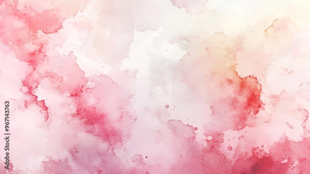 Poster soft pink watercolor abstract background with gentle gradients and blended hues, perfect for artisti