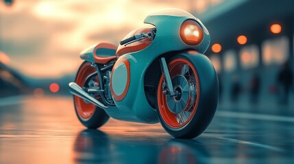 Futuristic Motorcycle Design