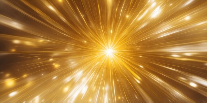 A bright yellow sunburst pattern radiating outward with white glowing edges.