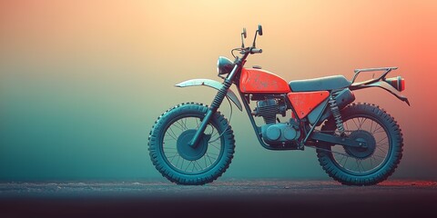 Obraz premium Adventurous Dirt Bike Riding