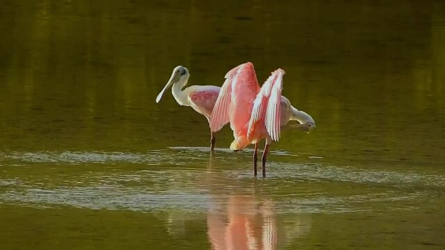 Roseate Spoonbill (Platalea ajaja)