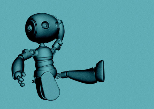 Child robot, conceptual illustration