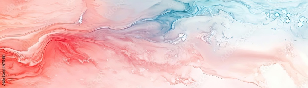 Poster a vibrant abstract background featuring fluid patterns in red and blue, perfect for creative project