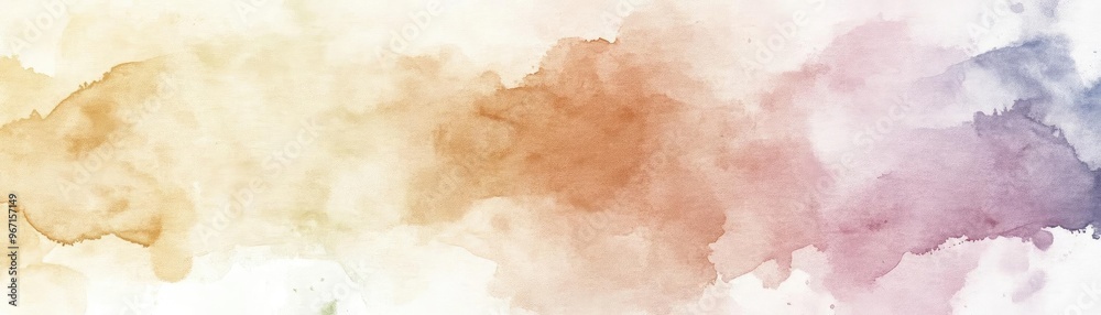 Poster a soft, colorful watercolor background featuring gentle hues that create a calming and artistic atmo