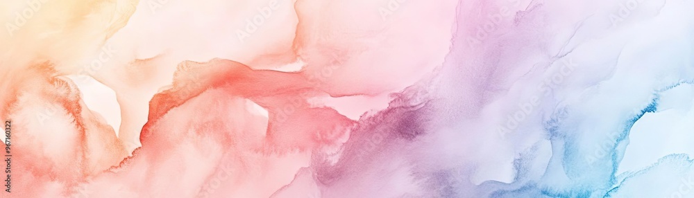 Poster a serene blend of soft pastel colors creating a dreamy, fluid abstract background perfect for artist