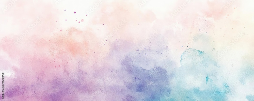 Aufkleber a soft and colorful abstract watercolor background featuring vibrant hues that inspire creativity an