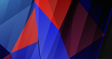 Fototapeta premium waves of blue, red, and purple flowing against a dark background, creating a dynamic visual effect