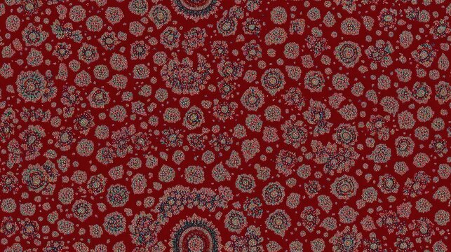 Sindhi Ajrak backdrop in high quality for stage design