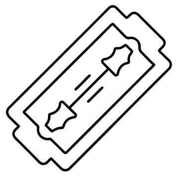 recommend clip art: razor blades outline coloring book page line art illustration digital drawing
