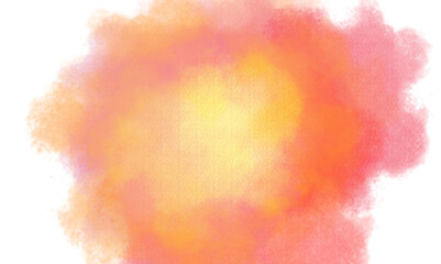 Transparent watercolor colorful clouds explosion. Paint stains watercolor explosion overlay effect. Paint brush strokes explosion, color smoke explosion. Png file