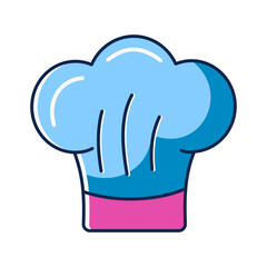 Blue Chef Hat Icon