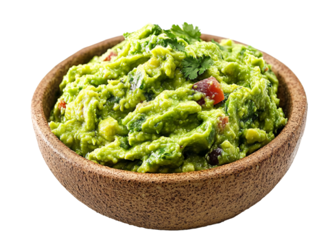 a bowl of guacamole