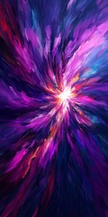 Obraz premium A background of colorful light rays, radiating outwards from an inner center point 