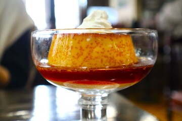 昔ながらの濃厚プリン