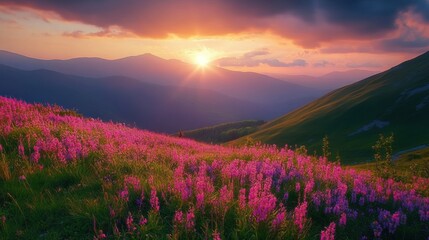 Spring wildflowers in Grand Teton National Park, WY