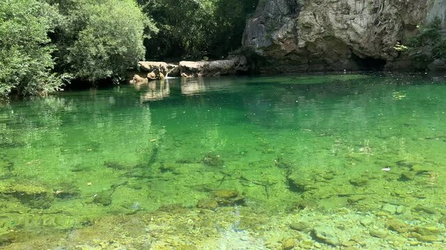 Beautiful Krcic river near Knin, Croatia