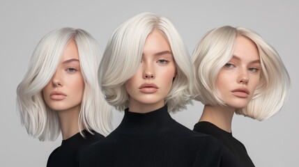 How can the soft wave and symmetry of the hairstyle reflect classic beauty standards while incorporating modern hair trends