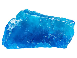 Fototapeta premium a blue rock on a white background