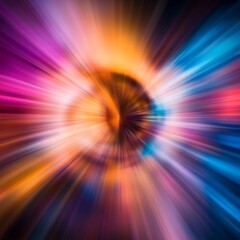 Obraz premium Abstract Defocused Blurred Motion Backgrounds with Soft Colors and Dynamic Light Effects. Ideal for Modern Designs,