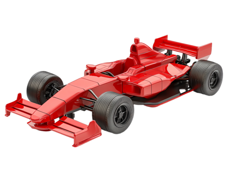 a red toy race car