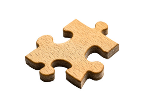a piece of wood puzzle