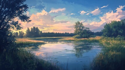 Obraz premium Landscape .